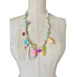 Charm necklace handmade OOAK